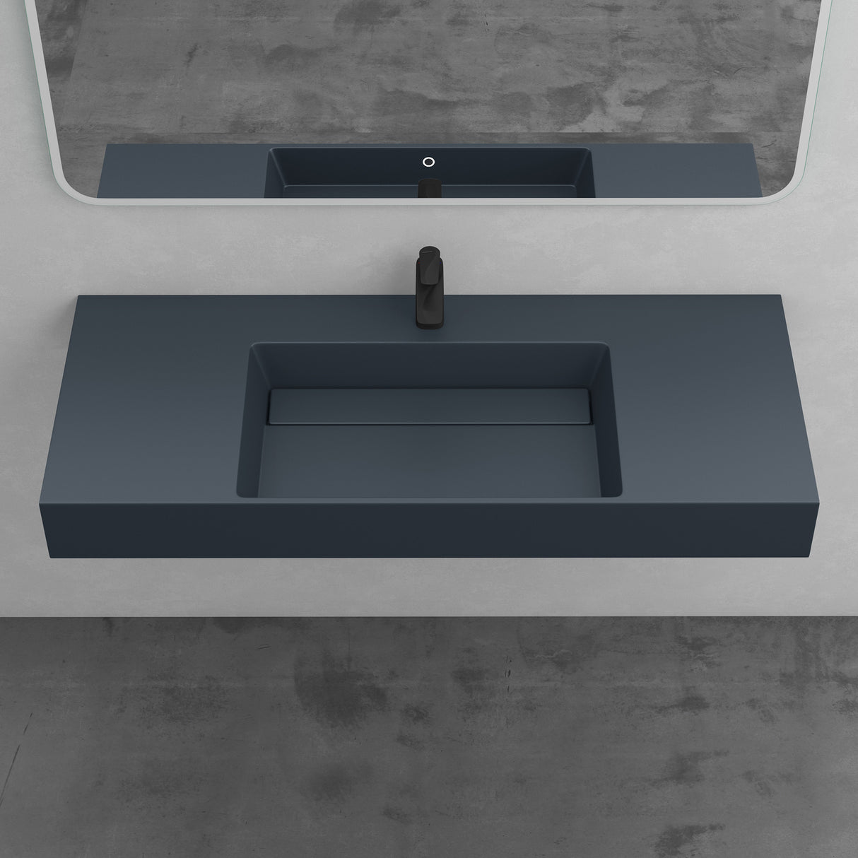 Lavabo Glasvilla Col12 – Mineralguss, diseño moderno y libertad total de instalación