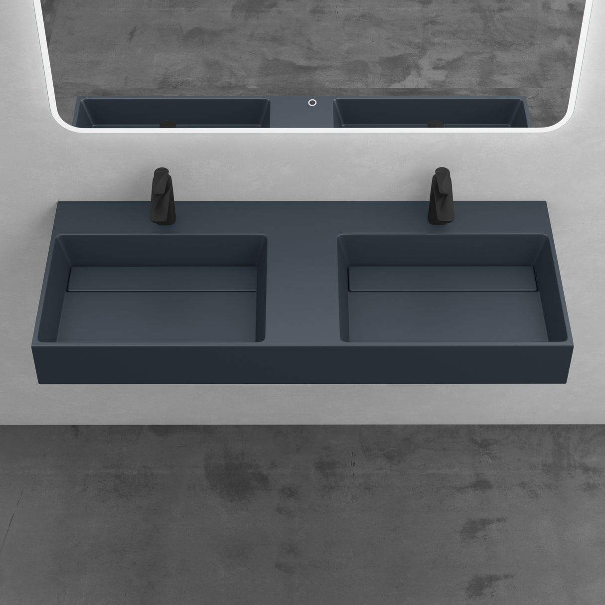 Lavabo Glasvilla Col12 – Mineralguss, diseño moderno y libertad total de instalación