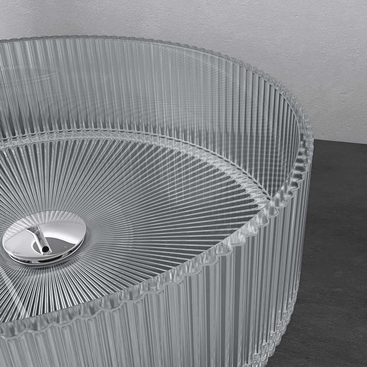 glasvilla Waschbecken Glas Aufsatzwaschbecken Glaswaschbecken Handwaschbecken Rund Waschschale