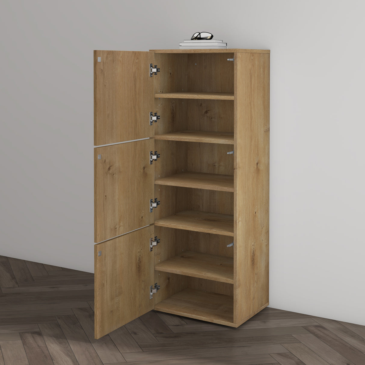 glasvilla zapatero cómoda de zapatos con 3 armarios BTH: 45x36x120 cm estante para zapatos muebles zapatero02