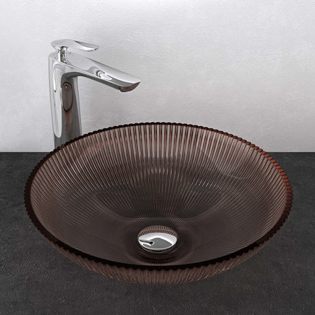 glasvilla Waschbecken Glas Aufsatzwaschbecken Glaswaschbecken Handwaschbecken Rund Waschschale