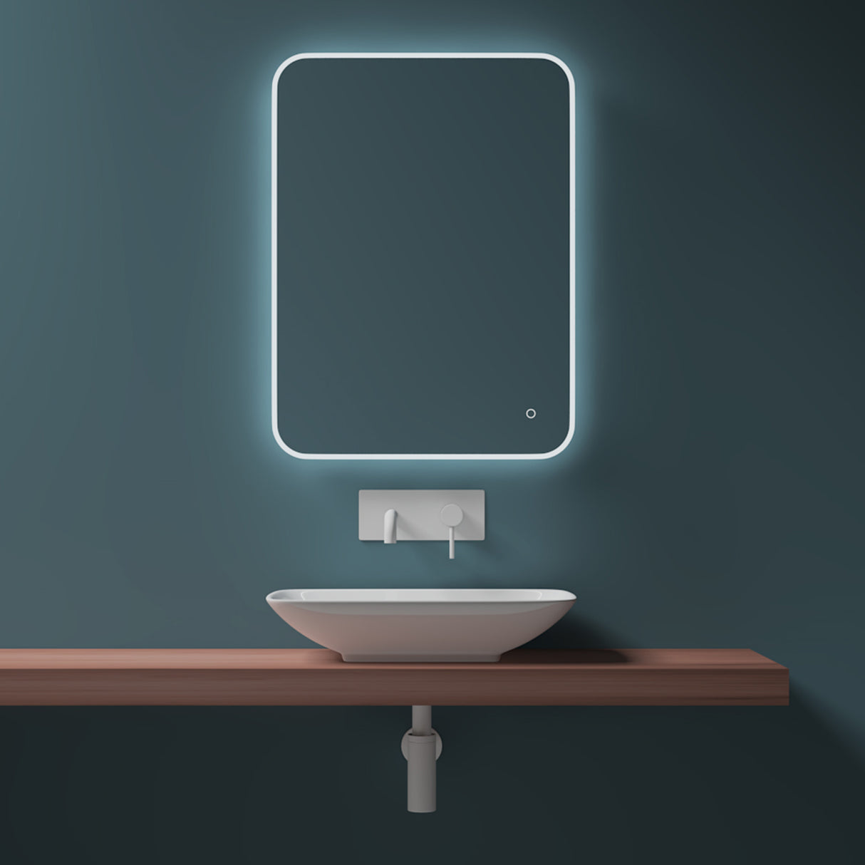 glasvilla Waschbecken Aufsatzwaschbecken,weiß Brüssel159 aus Keramik,mit Nano-Beschichtung