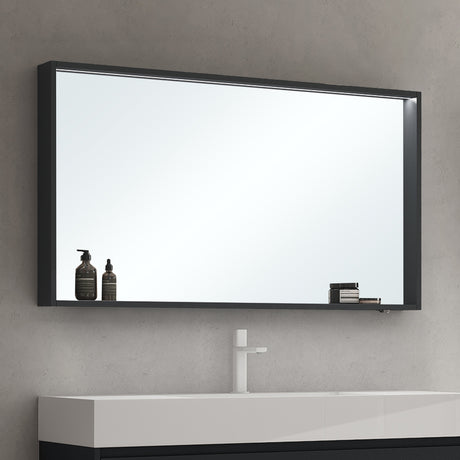 glasvilla Spiegelschrank Bad mit Beleuchtung Badezimmerschrank Hängeschrank Badezimmerspiegel Spiegelschrank-01