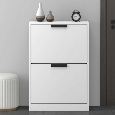 glasvilla Schuhschrank Schuhkommode Schuhkipper BxTxH: 60x28x89 cm Schmal Schuhregal Möbel Schuhschrank01