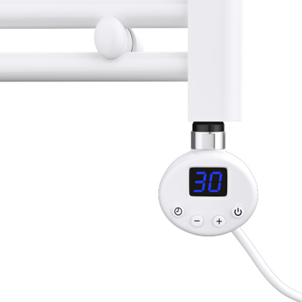 glasvilla Heizstab con termostato electrocalentador con pantalla LCD cartucho calefactor de acero inoxidable elemento calefactor para radiadores de baño calefacciones toalleros