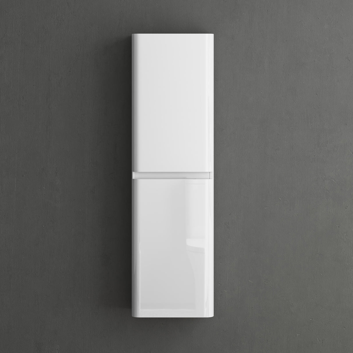 glasvilla armario lateral armario de baño con 2 puertas y 4 compartimentos BxT: 35x20 cm armario alto estantería de baño armario multiusos Lucca