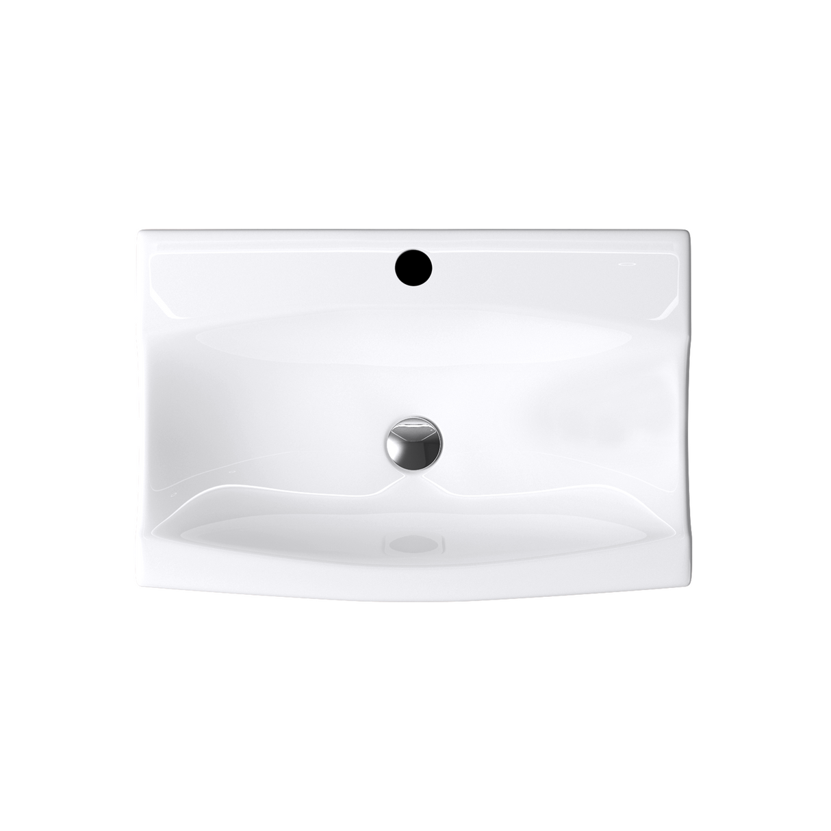 glasvilla Waschbecken Aufsatzwaschbecken,weiß Brüssel152B aus Keramik,mit Nano-Beschichtung