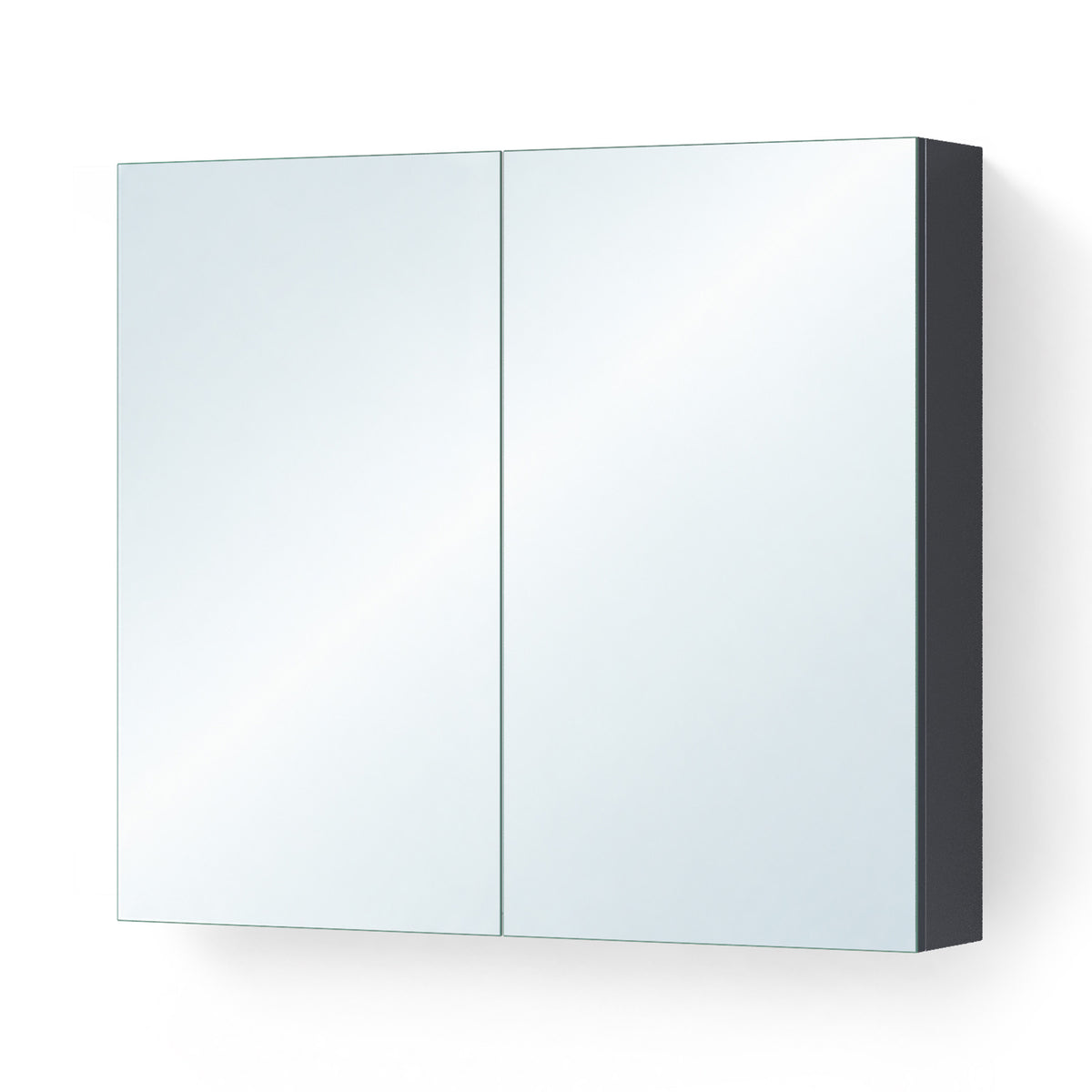 glasvilla Armoire de Toilette avec Portes Miroir | Armoire de Salle de Bain Murale | Miroir de Salle de Bain Armoire Miroir Spiegelschrank-02