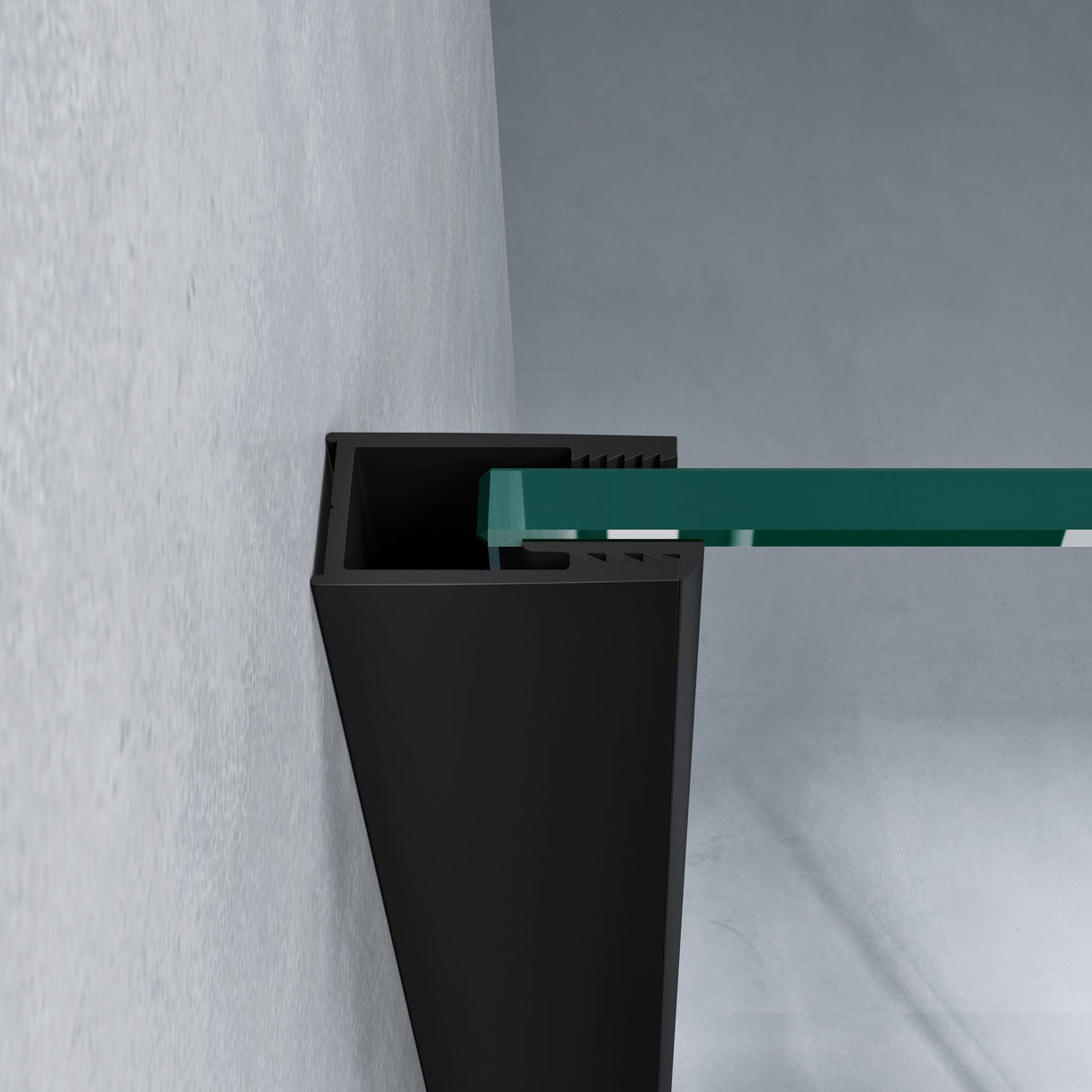 cabina de ducha glasvilla con puerta corredera separación de ducha 8mm vidrio de seguridad ESG recubrimiento nano mecanismo de elevación y descenso Rav19 negro