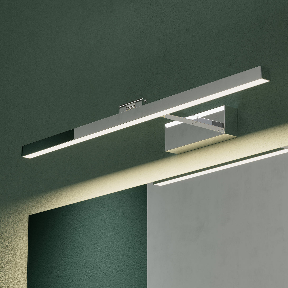 Lampe de salle de bain LED pour miroir Glasvilla | Lampe miroir, lampe de salle de bain 4000K | 9 W rotatif à 180° d'une beauté radieuse