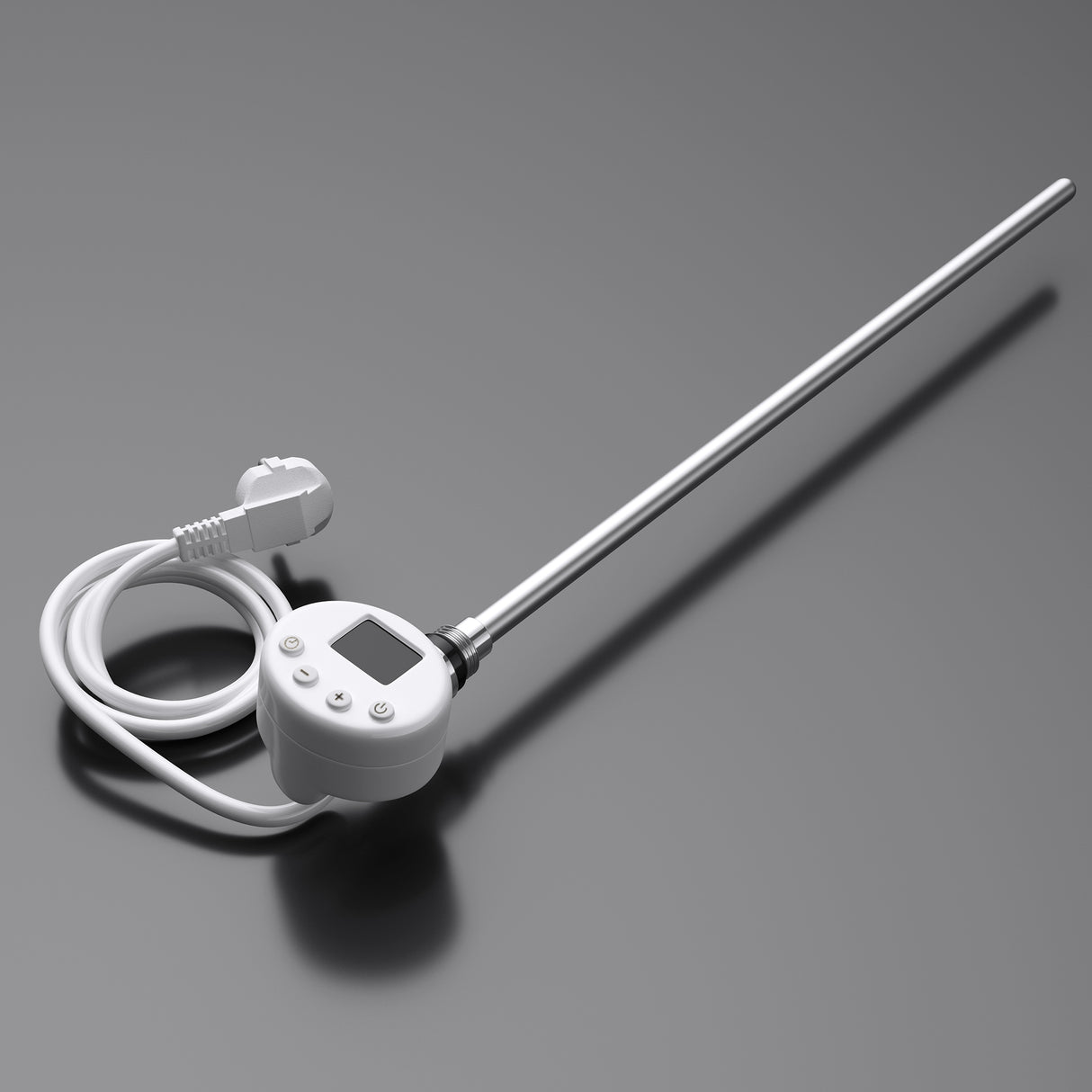 glasvilla Heizstab con termostato electrocalentador con pantalla LCD cartucho calefactor de acero inoxidable elemento calefactor para radiadores de baño calefacciones toalleros