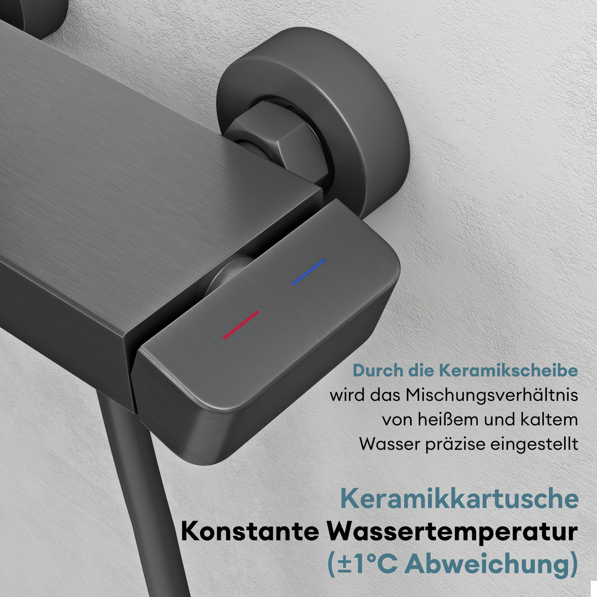 glasvilla sistema de ducha con ducha de lluvia cabezal de ducha 3 tipos de chorro ajustable en altura ducha de mano con salida inferior de aluminio sistema de ducha10