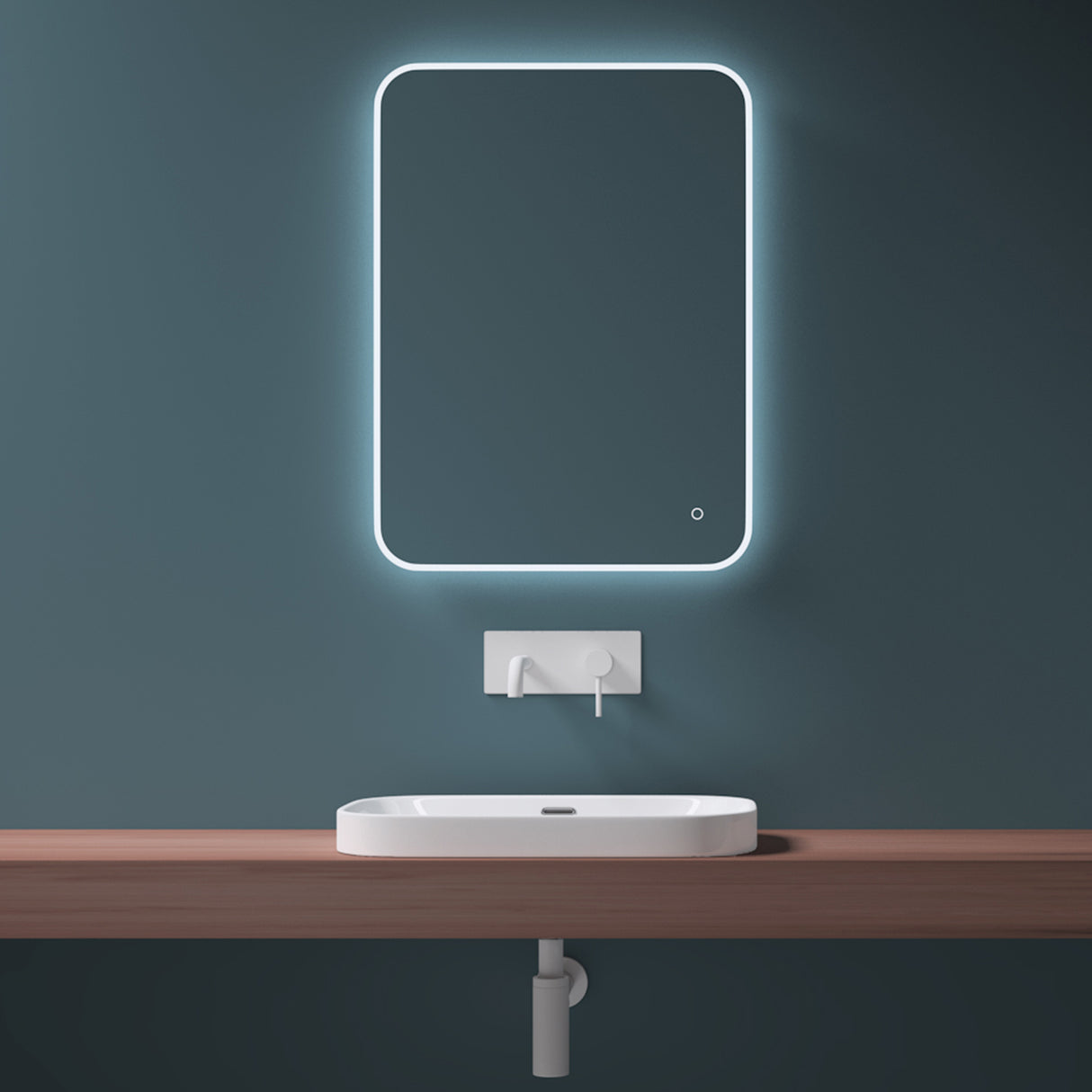 glasvilla Waschbecken Einbauwaschbecken mit Nano-Beschichtung, Keramik in weiß Brüssel5082