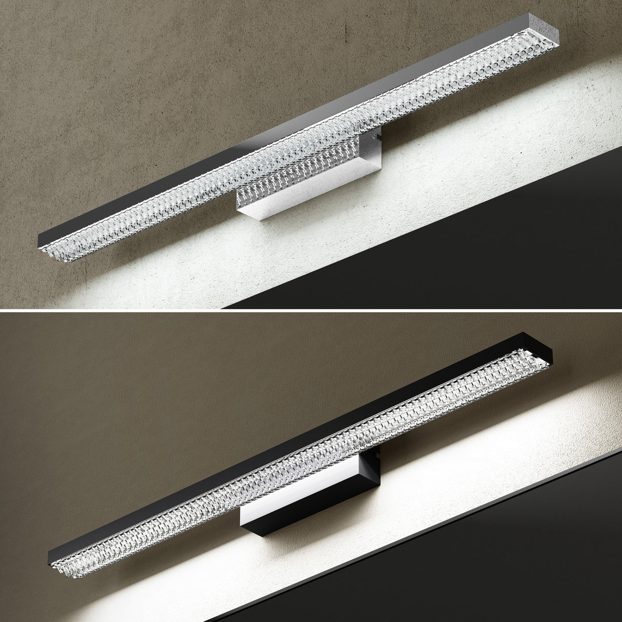 glasvilla Lampada da Specchio LED per Bagno | Lampada a Specchio 6000K, Illuminazione da Parete 14W per Trucco Leuchtschein
