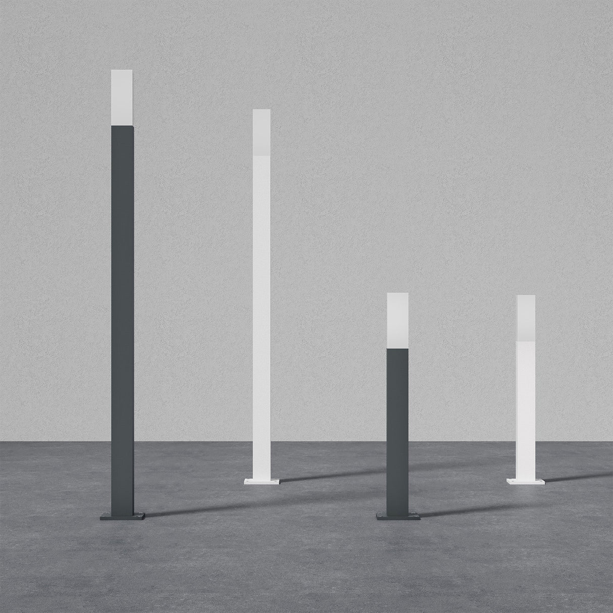 glasvilla Außenleuchte IP65 Wegeleuchte Außen | Pollerleuchte für Garten, 3000K Stehlampe Gartenlampe | Außenlampe Standleuchte 3W Deus Lumina