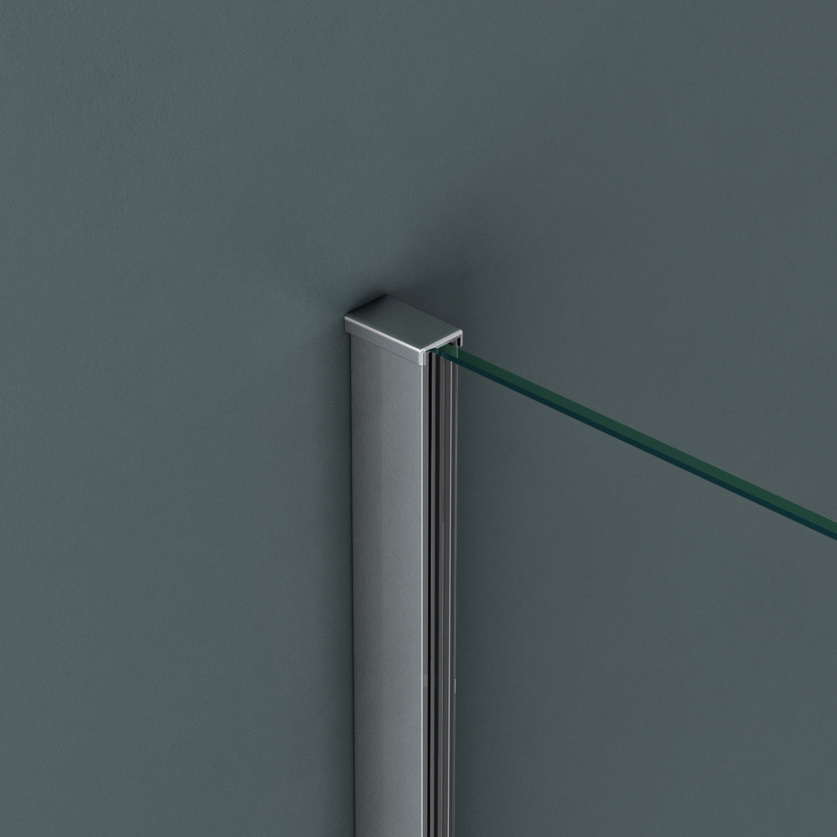 glasvilla Duschkabine U-Form Ducha Duschabtrennung 8mm ESG-Sicherheitsglas Klarglas con recubrimiento Nano Ravenna36UK