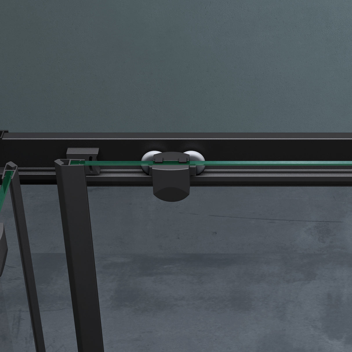 cabina de ducha Duschabtrennung ducha de esquina de vidrio de seguridad con puerta corredera NANO 190cm Ravenna16L-K