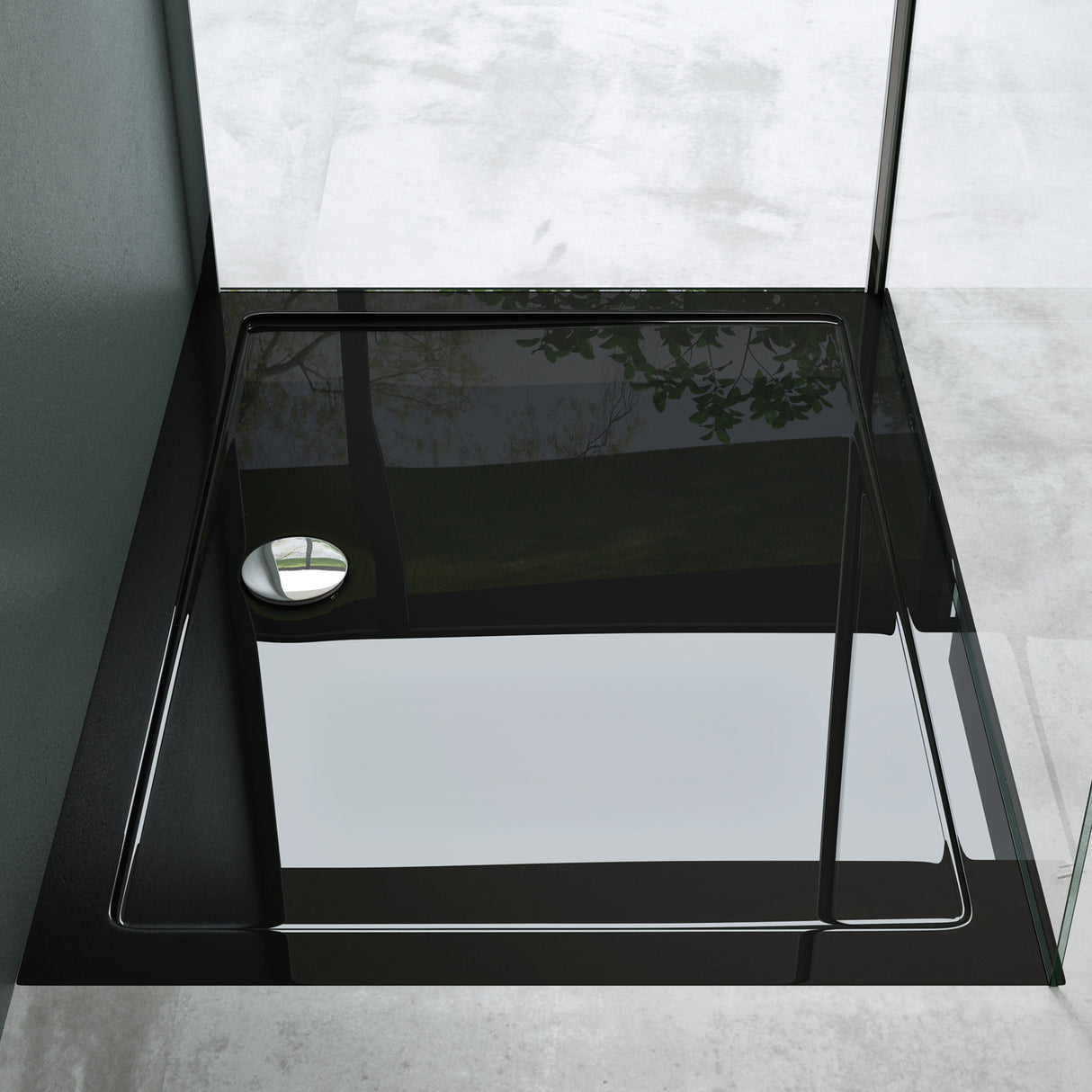 glasvilla Duschwanne Duschtasse de acrílico de alta calidad rectangular 90-160cm Faro