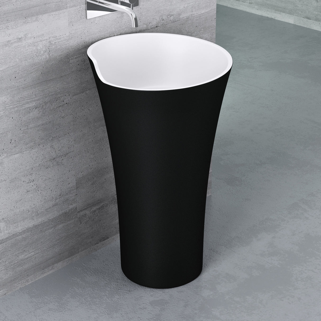 lavabo de diseño glasvilla freestanding Col30 de mineral compuesto