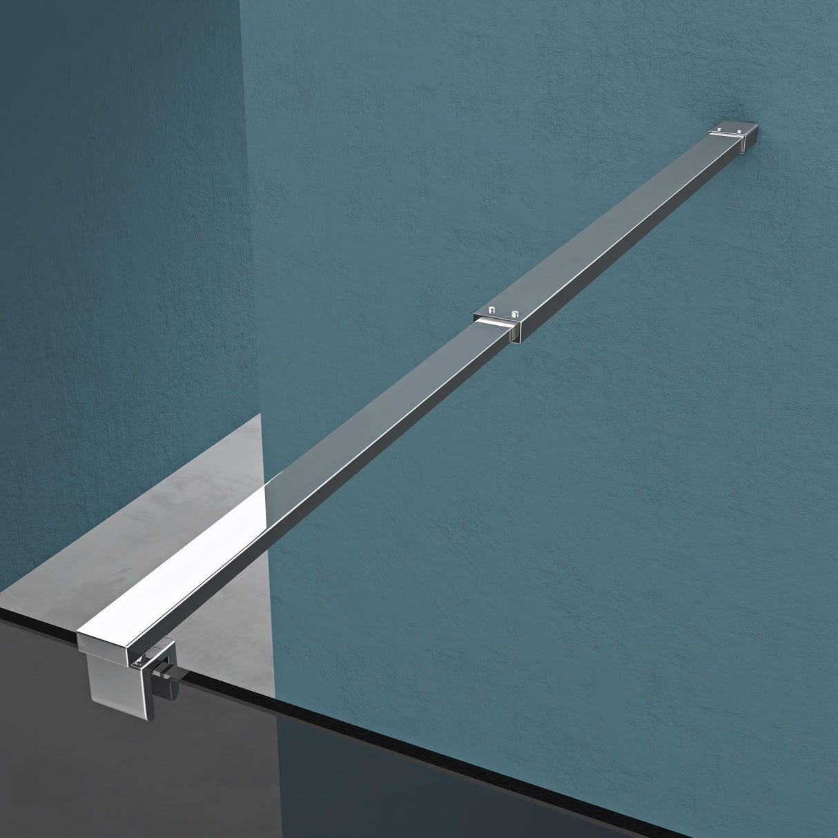 glasvilla Duschwand para ducha Duschabtrennung Walk-In ESG-Sicherheitsglas 10mm NANO Glas BRAM1 & BRAM3 Bremen2VG