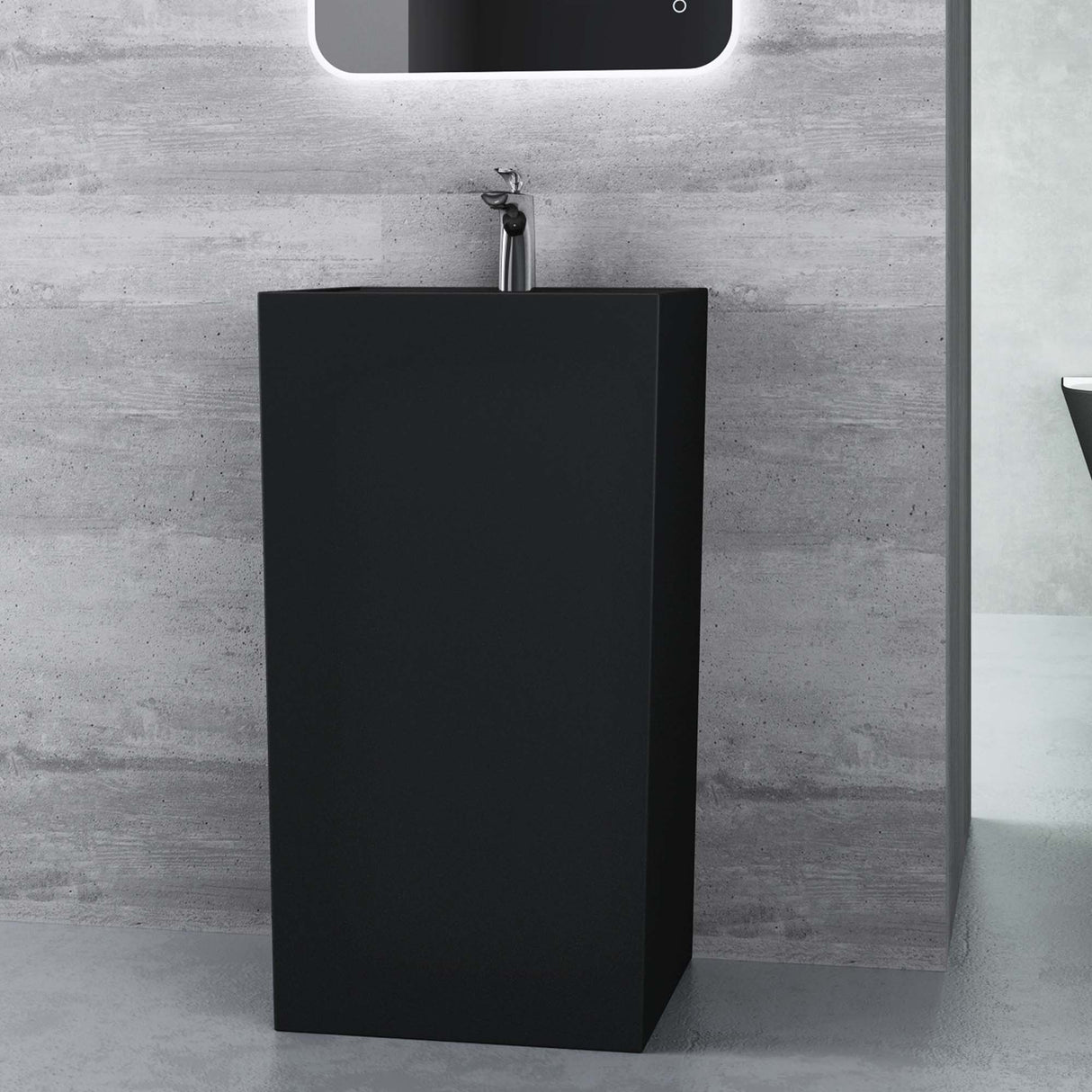 lavabo de diseño glasvilla freestanding Col34 de mineral compuesto