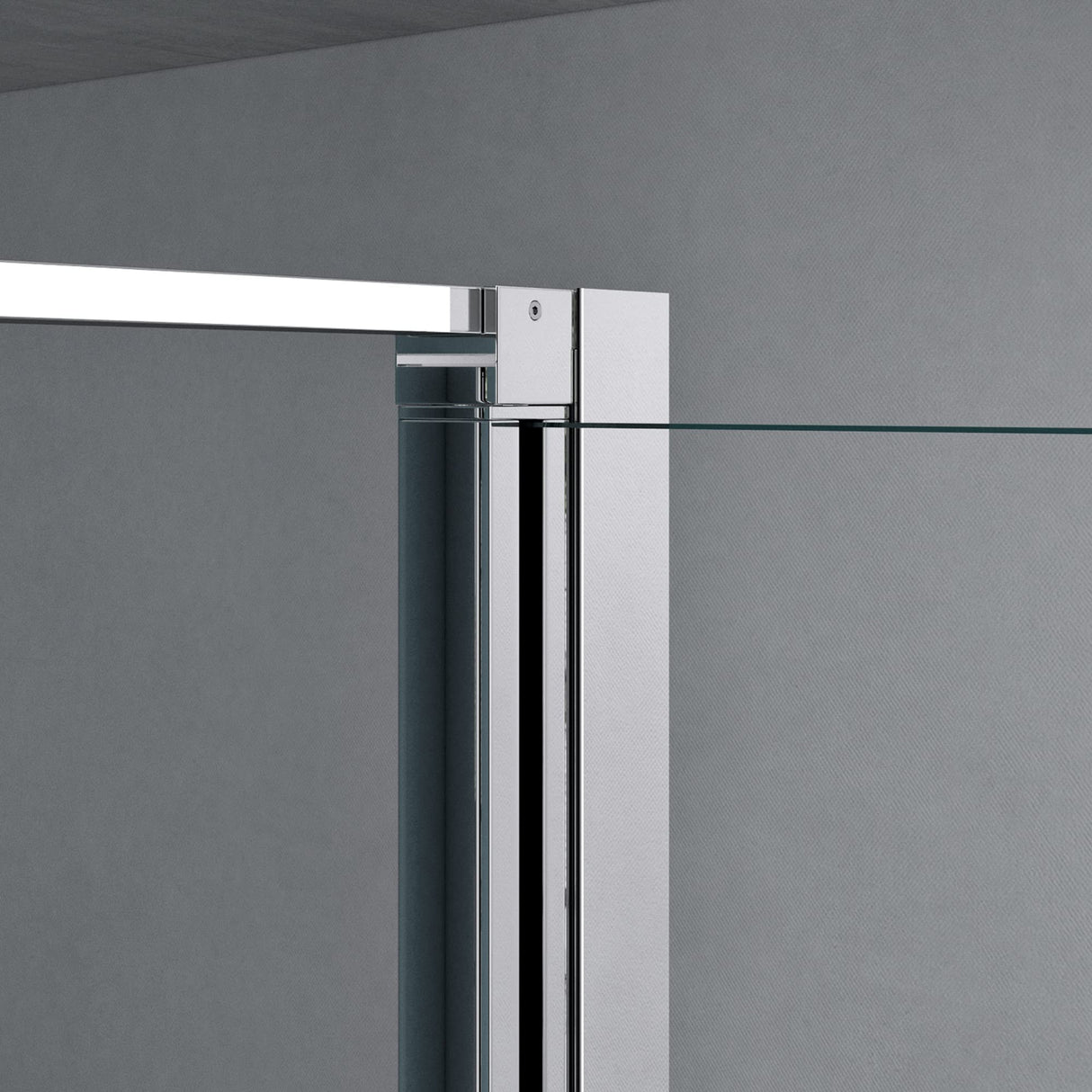 glasvilla Cabine de Douche Paroi de Douche en U Cadre en Aluminium Verre de Sécurité ESG Verre Transparent Double Porte Ravenna66UK