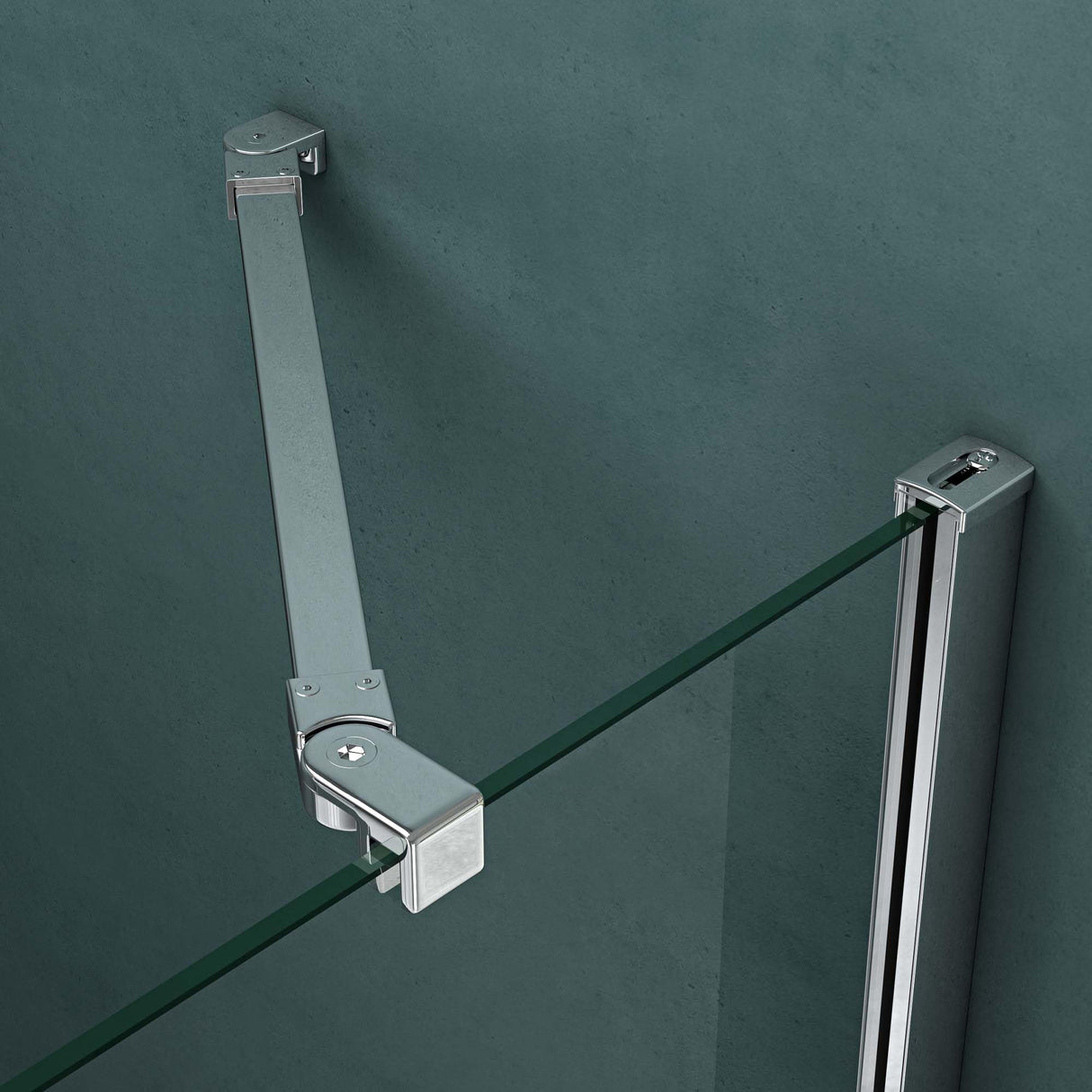 glasvilla Duschkabine 6mm Sicherheitsglas mit Easy-Clean durch NANO-Beschichtung Duschwand Duschabtrennung Ravenna05k-Plus