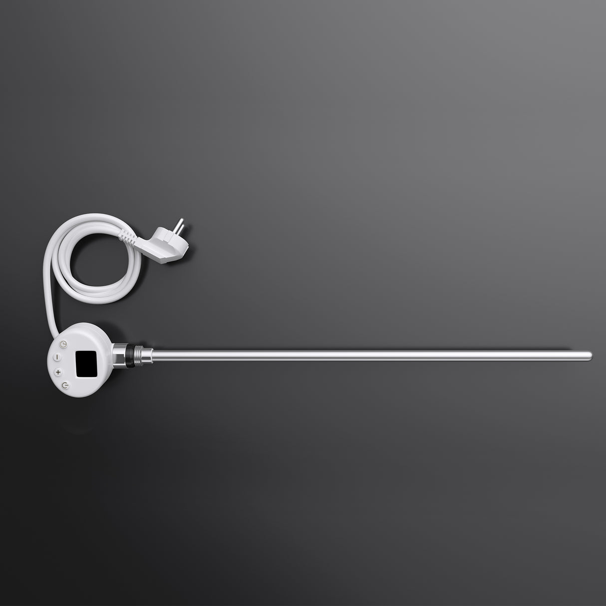 glasvilla Heizstab con termostato electrocalentador con pantalla LCD cartucho calefactor de acero inoxidable elemento calefactor para radiadores de baño calefacciones toalleros