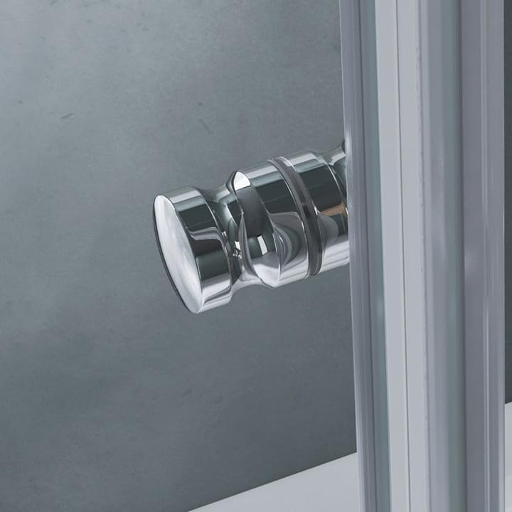 cabina de ducha Duschabtrennung ducha de esquina de vidrio de seguridad con puerta corredera NANO 190cm Ravenna16L-K