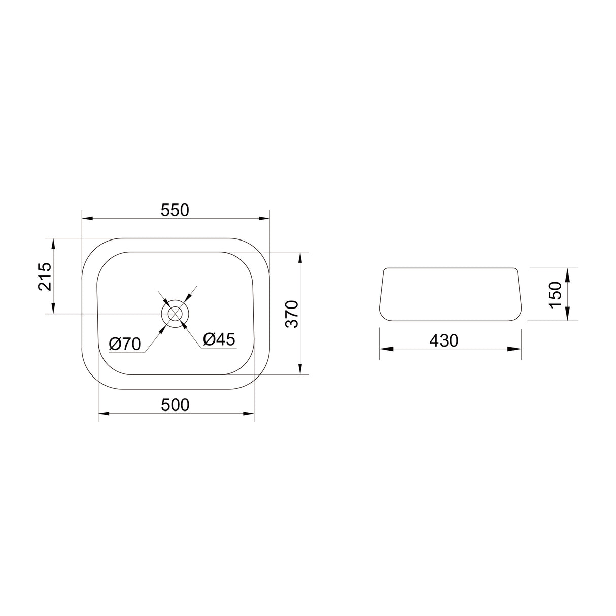 glasvilla Waschbecken Aufsatzwaschbecken,weiß aus Keramik,mit Nano-Beschichtung