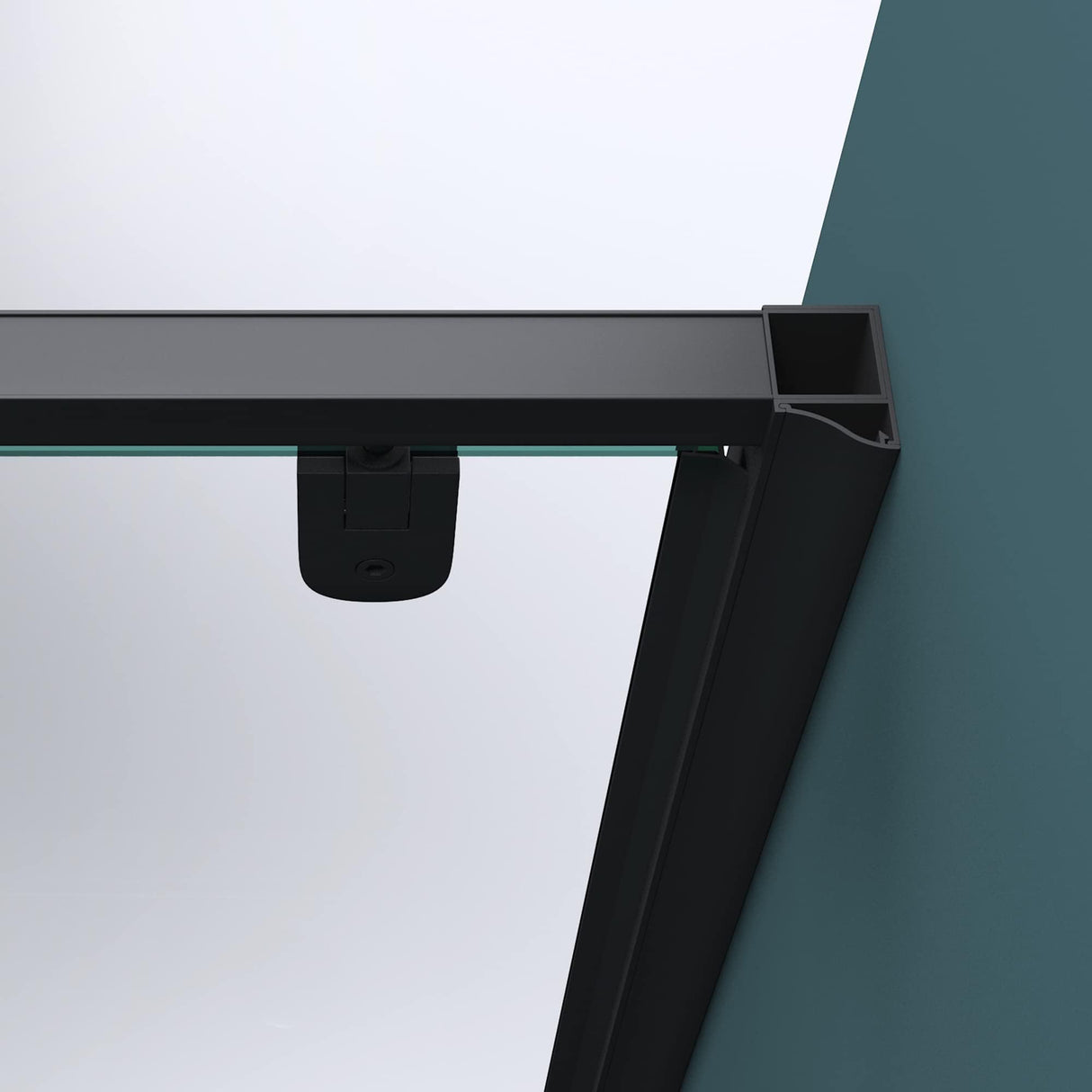 glasvilla Puerta de ducha Puerta de nicho ducha Separación de ducha Cabina de ducha Puerta de nicho giratoria Pared de ducha 8mm Vidrio claro ESG de seguridad con recubrimiento nano Teramo61K