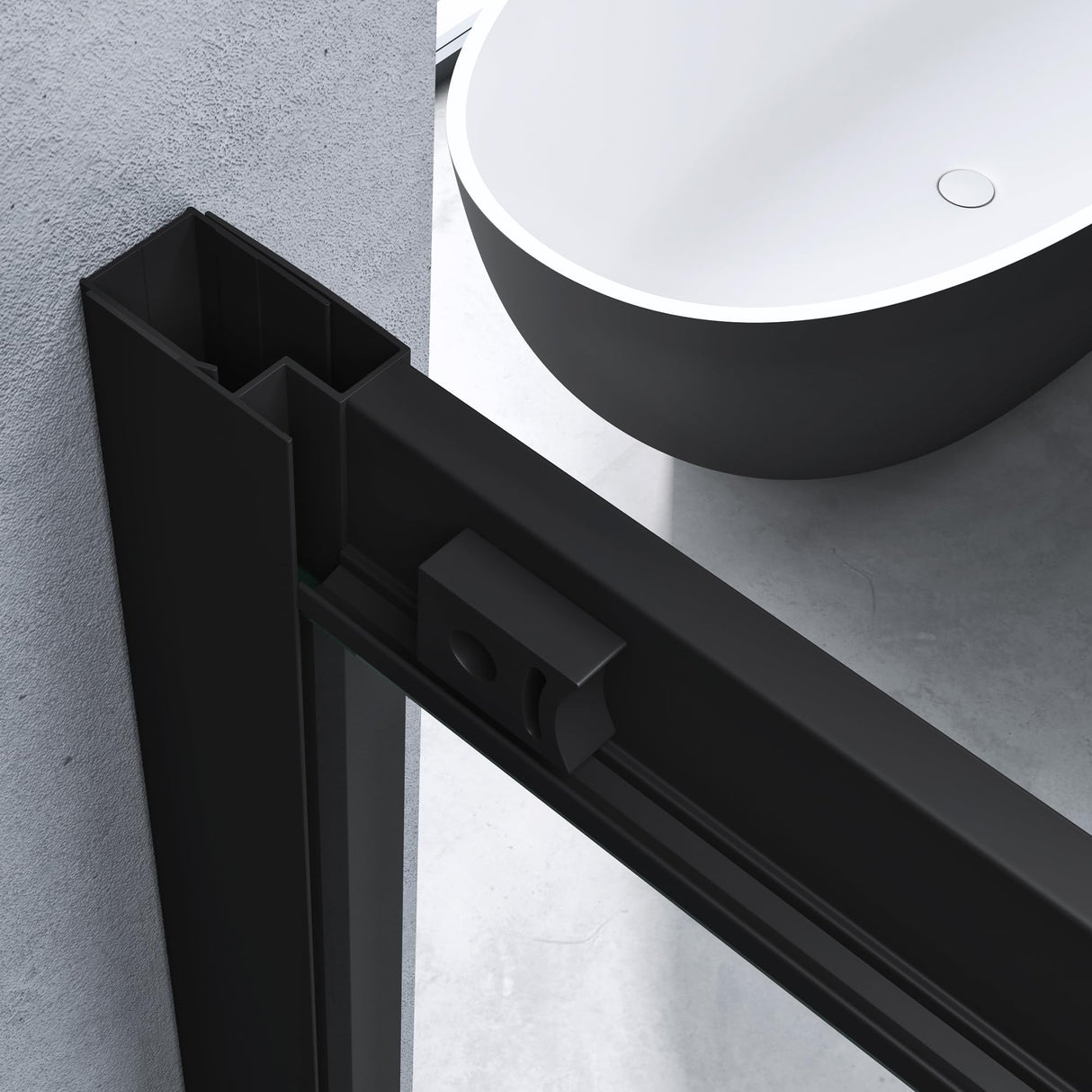 glasvilla Cabina de ducha cuarto de círculo Ducha separación de ducha con 2 puertas correderas vidrio de seguridad ESG recubrimiento Nano Ravenna32K