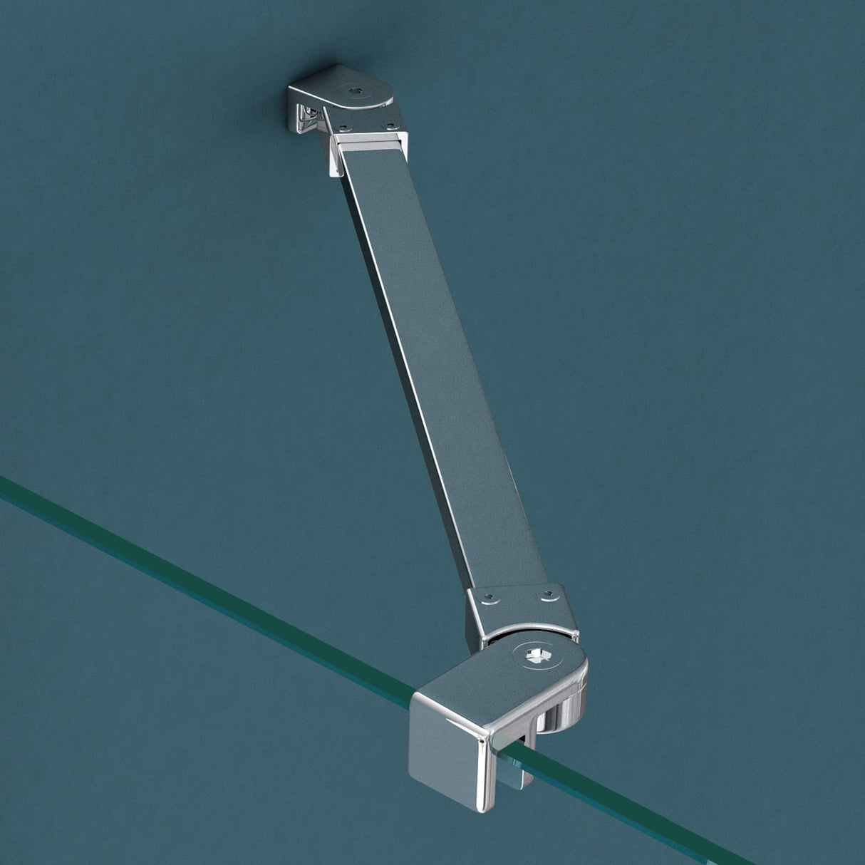 glasvilla Cabine de Douche Paroi de Douche en U Cadre en Aluminium Verre de Sécurité ESG Verre Transparent Double Porte Ravenna66UK