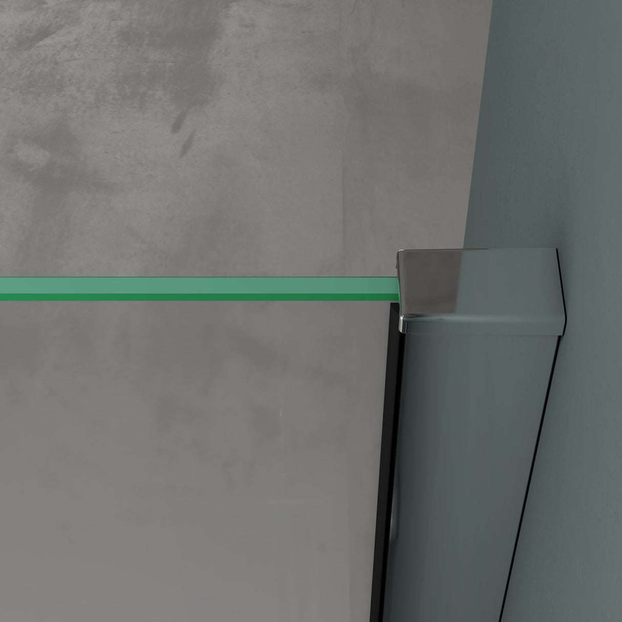 cabina de ducha glasvilla mecanismo de elevación y descenso vidrio esmerilado rayas 8mm vidrio de seguridad ESG recubrimiento nano Rav36MS-Plus