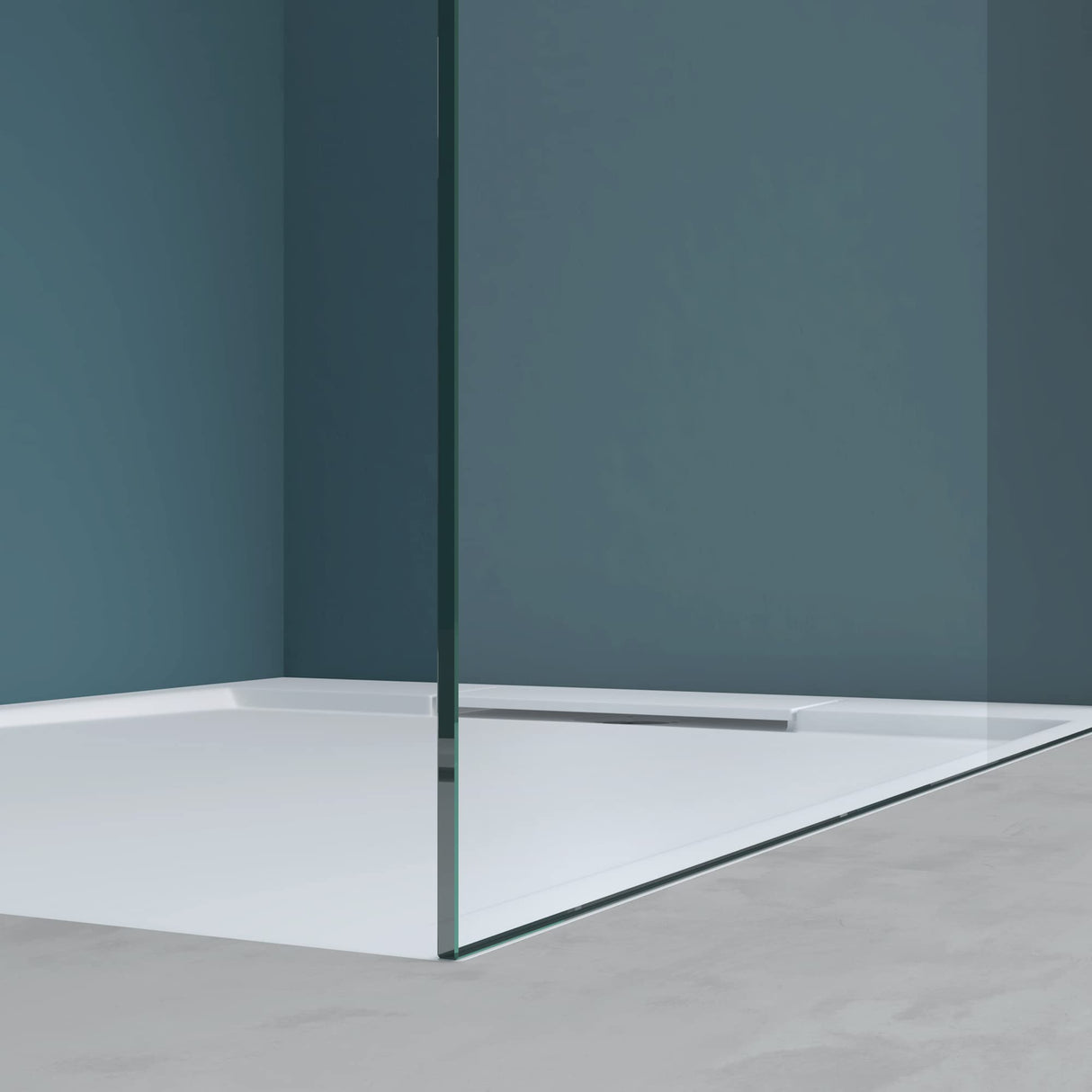 glasvilla Duschwand für Dusche Duschabtrennung Walk-In Dusche ESG-Sicherheitsglas 10mm NANO Glas Bremen2MS