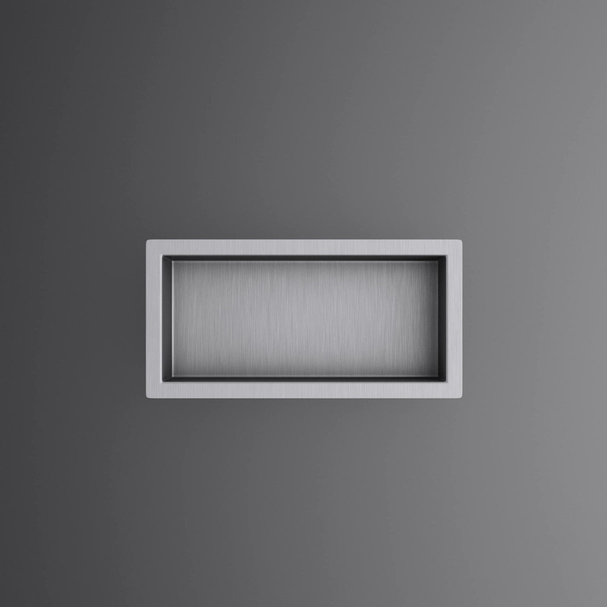 glasvilla Duschnische Bad Wandnische befliesbar aus Edelstahl Duschregal einfache Montage