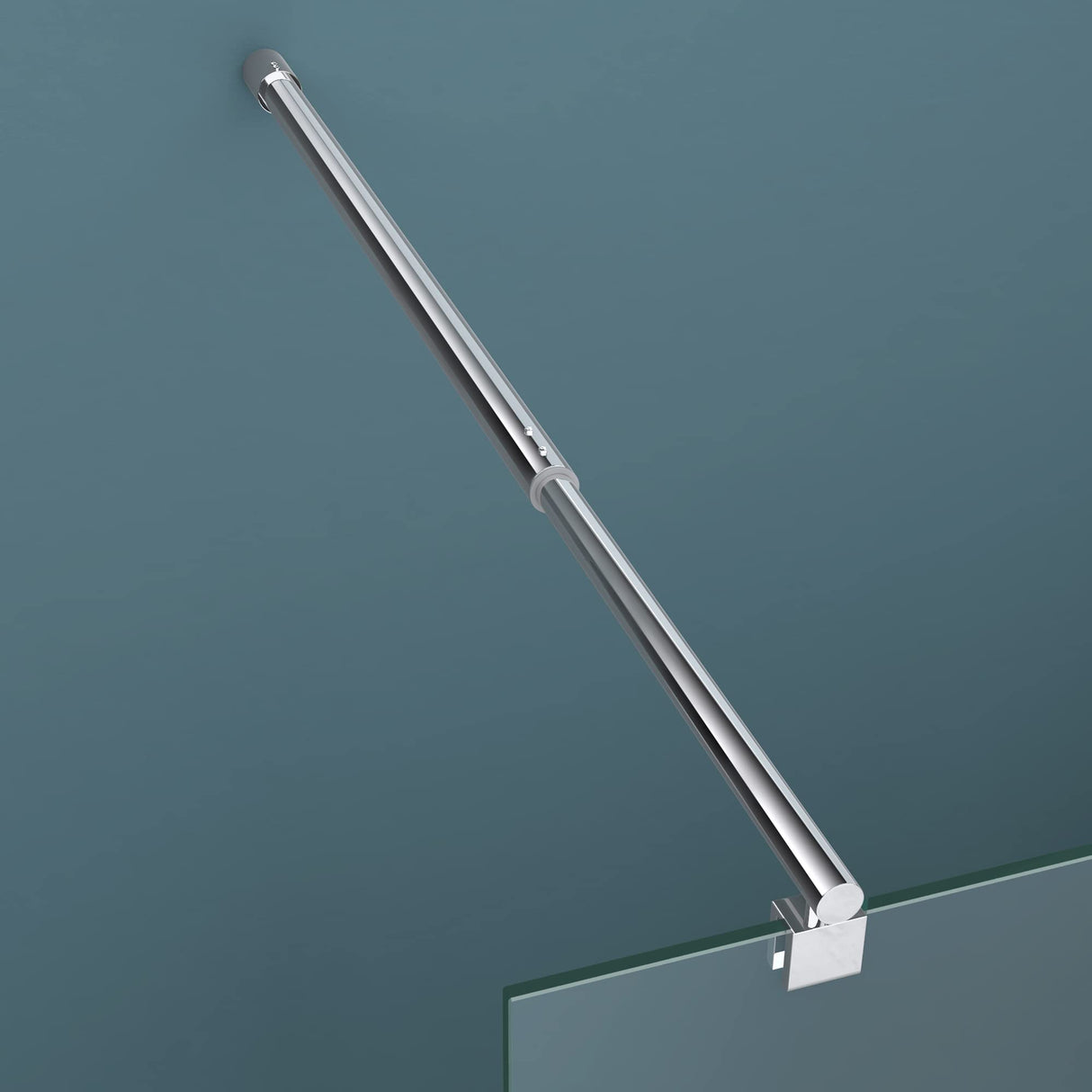 glasvilla Duschwand für Dusche Duschabtrennung Walk-In Dusche ESG-Sicherheitsglas 10mm NANO Glas Bremen2MS