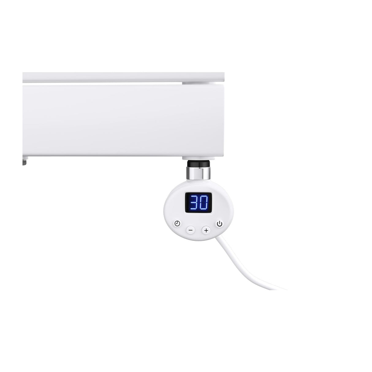 glasvilla Heizstab con termostato electrocalentador con pantalla LCD cartucho calefactor de acero inoxidable elemento calefactor para radiadores de baño calefacciones toalleros