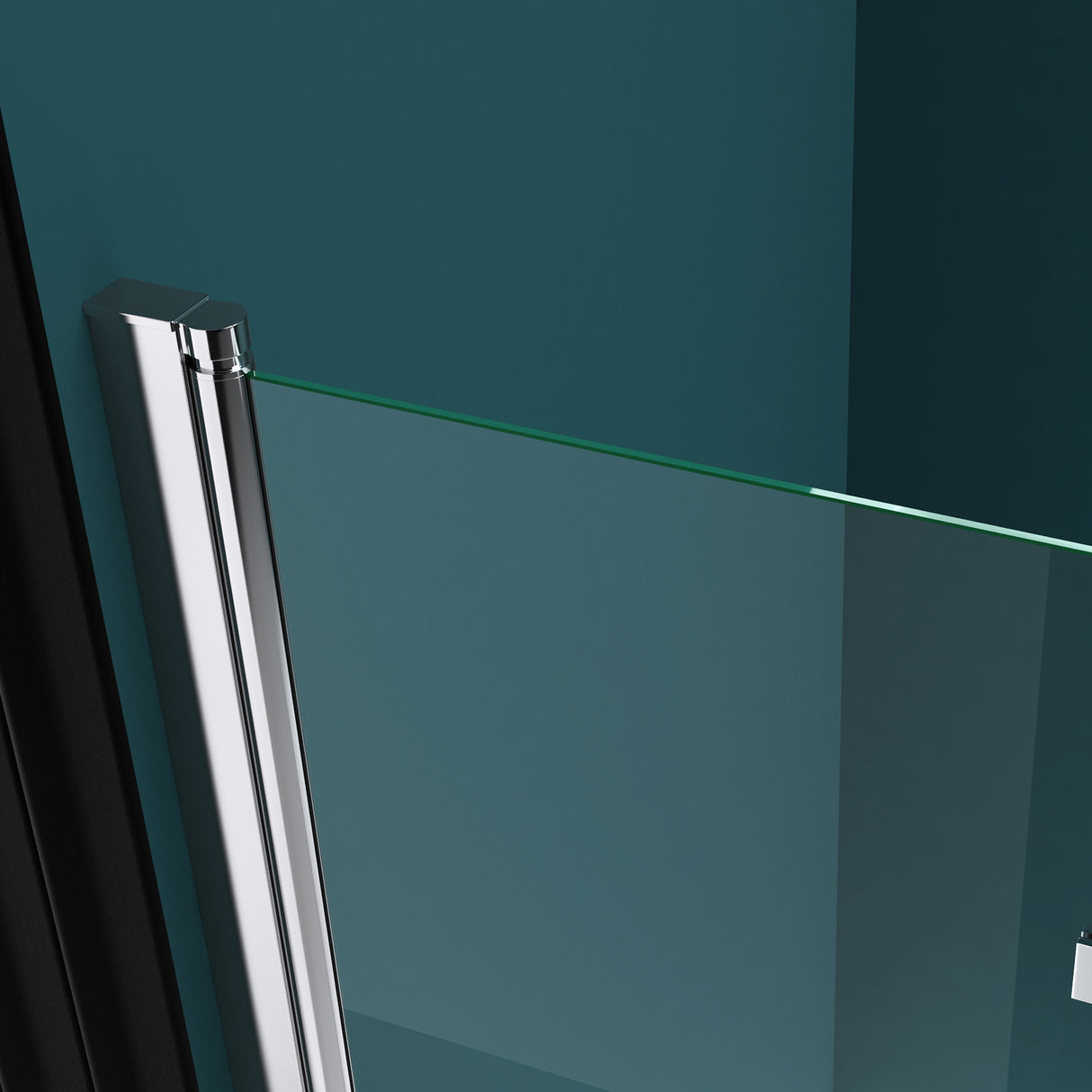 glasvilla Duschwand para bañera pared de bañera mampara de bañera 6mm vidrio de seguridad con sellado NANO accesorio de bañera separación de bañera Cortona116