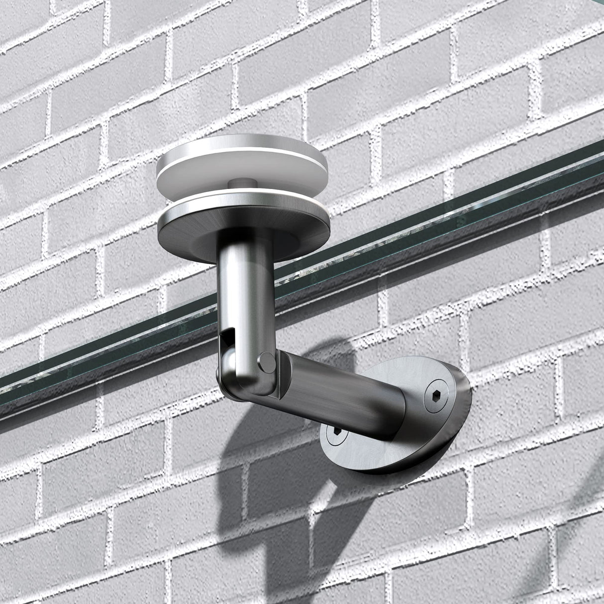 glasvilla Glasvordach Überdachung Transparente VSG con SGP Folie Vordach Edelstahl Wandhalterung Regenschutz Eingangsbereich VDG02K