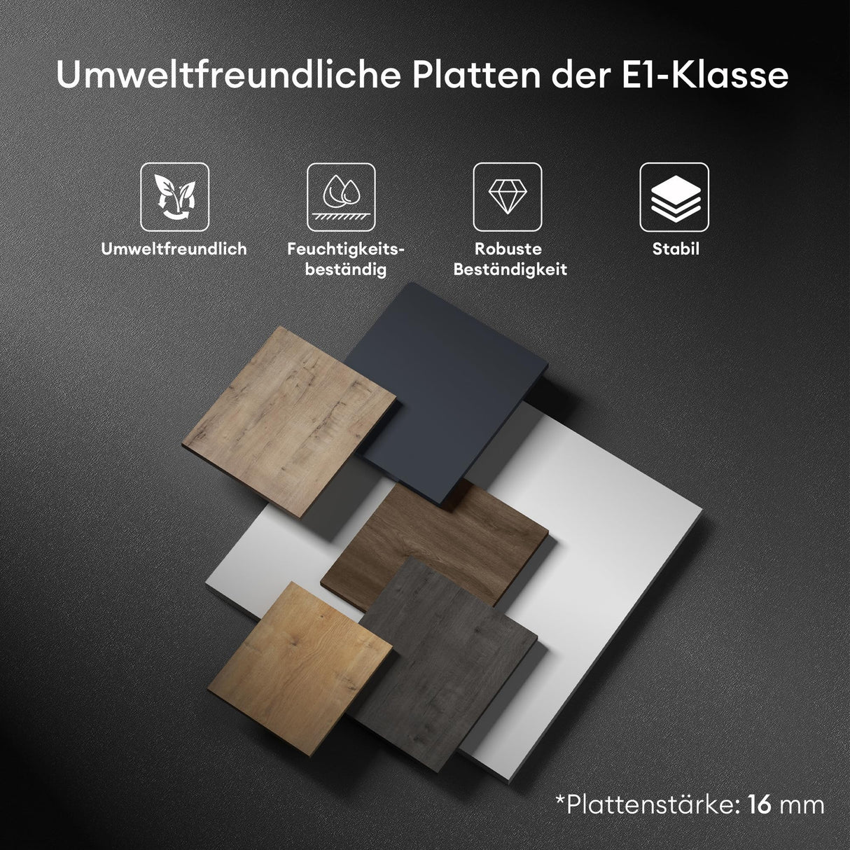 conjunto de muebles de baño glasvilla compuesto por lavabo en antracita mate y mueble bajo lavabo BTH: 46x26x63cm Pisa02