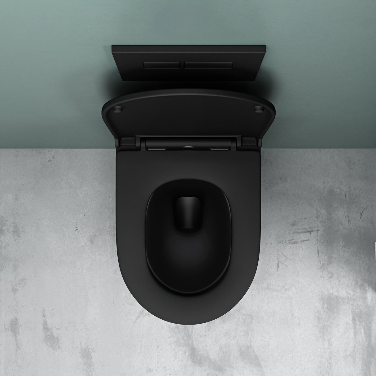 glasvilla Spülrandlos Wand WC Hänge WC Spülrandloses Toilette Softclose WC-Sitz Aachen108