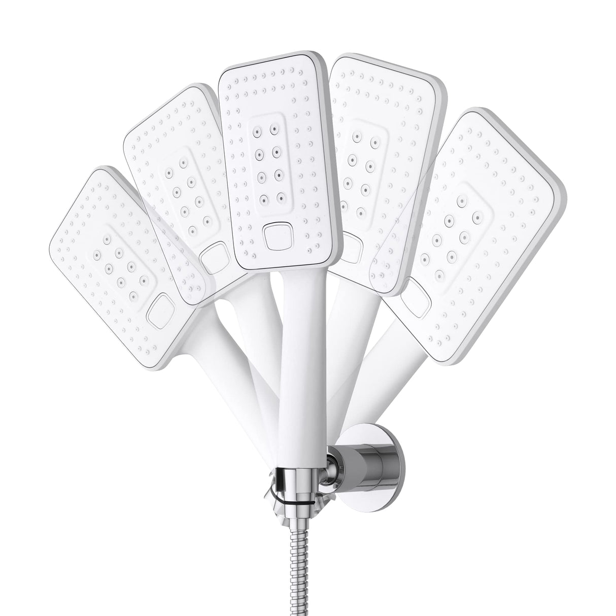 glasvilla Sistema de ducha Ducha de mano y Mezclador monomando incl. 3 tipos de chorro