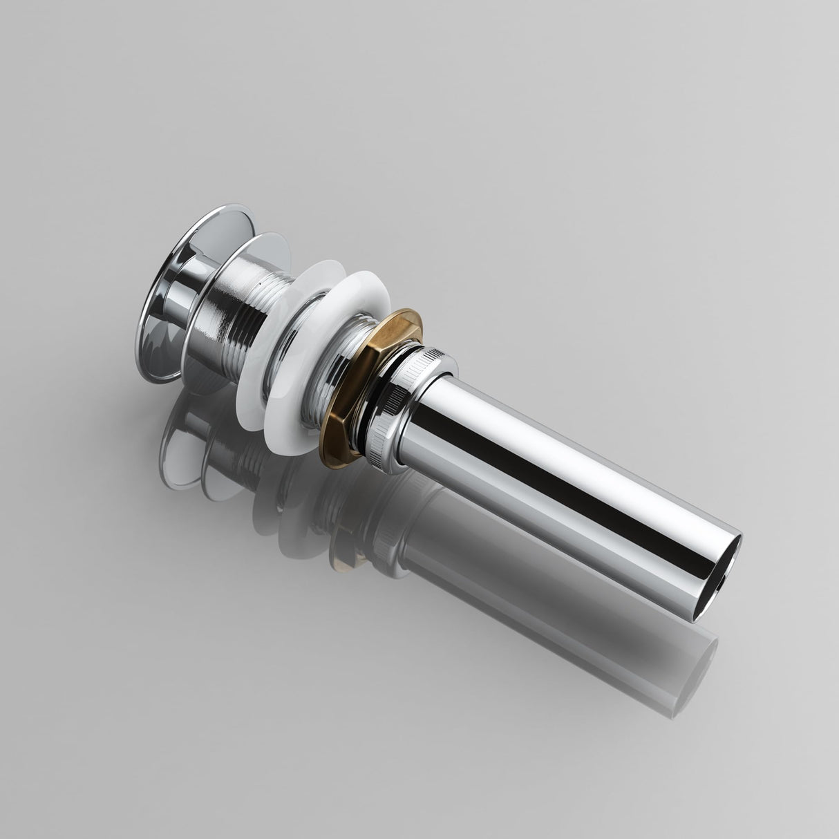 glasvilla Ablaufgarnitur Waschbeckenstöpsel | Waschtisch Stöpsel für alle DIN-Waschbecken