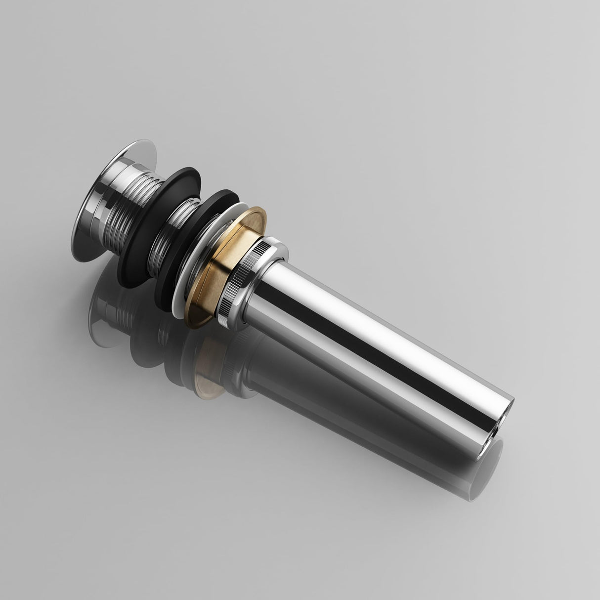 glasvilla Ablaufgarnitur Waschbeckenstöpsel | Waschtisch Stöpsel für alle DIN-Waschbecken