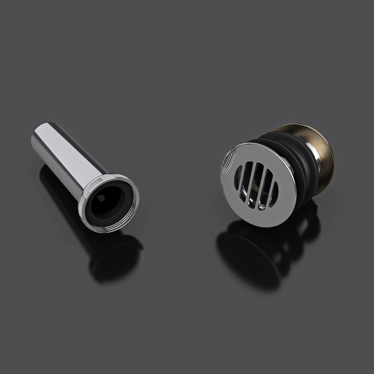 glasvilla Ablaufgarnitur Waschbeckenstöpsel | Waschtisch Stöpsel für alle DIN-Waschbecken