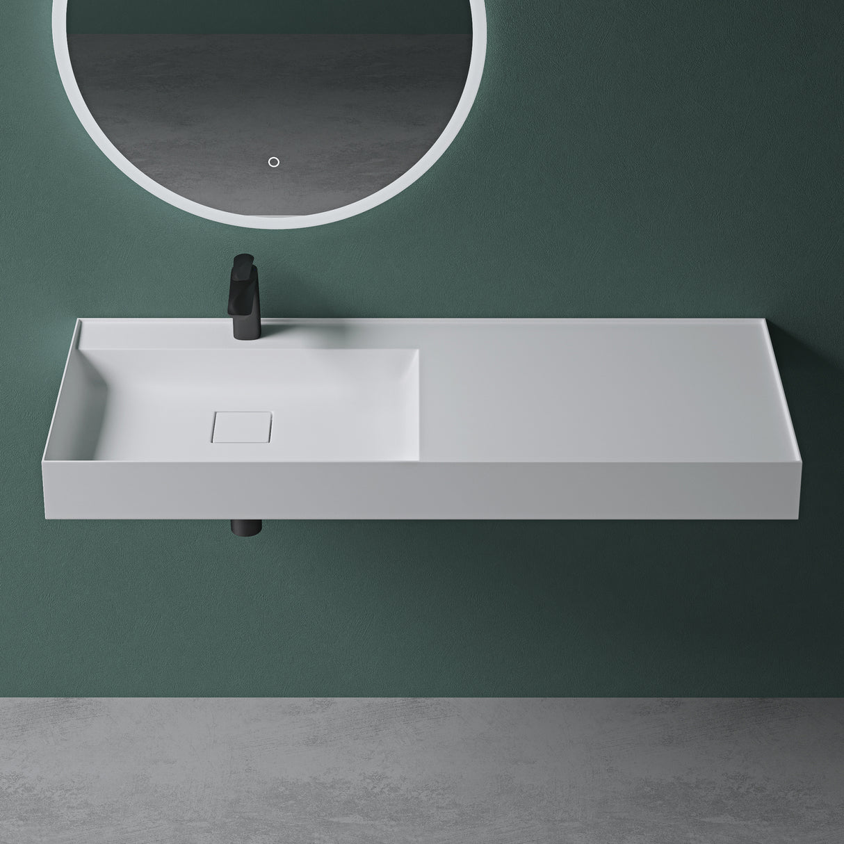 Lavabo Glasvilla Col630 Mineralguss de lujo con diseño moderno