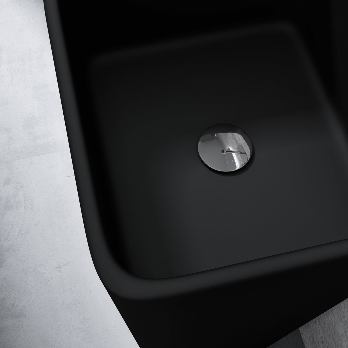 glasvilla Design Standwaschbecken freistehend Col31 aus Mineralguss Waschtisch BTH: 40x35x82cm