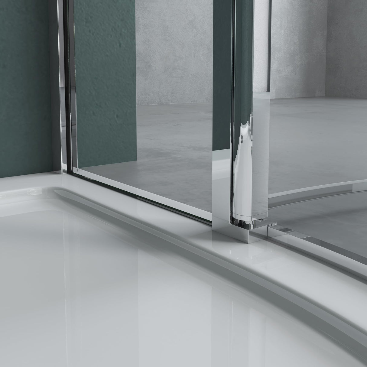 glasvilla Duschabtrennung Viertelkreis con 2 puertas abatibles ducha ESG-Sicherheitsglas Nano-Beschichtung Ravenna52K