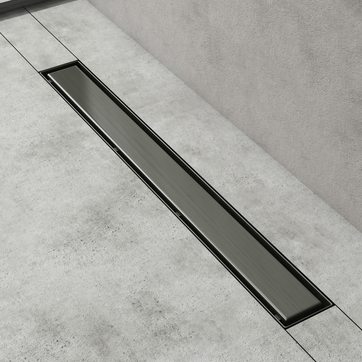 glasvilla Duschrinne desagüe de suelo de acero inoxidable | conjunto completo de canal de desagüe para baño | desagüe apto para azulejos 35L/min | filtro de pelo KE110